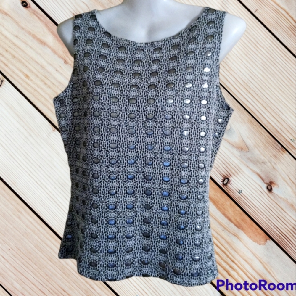 🐊10 for $10🐊 EUC Coin Super Cute Sleeveless Dressy Top  Size S